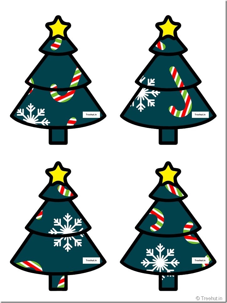 Free Christmas Tree Garland Ideas for Door Decoration (28)