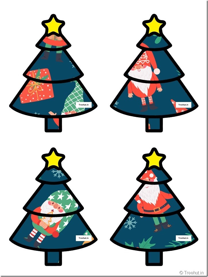 Free Christmas Tree Garland Ideas for Door Decoration (33)