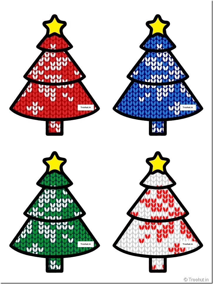 Free Christmas Tree Garland Ideas for Door Decoration (34)
