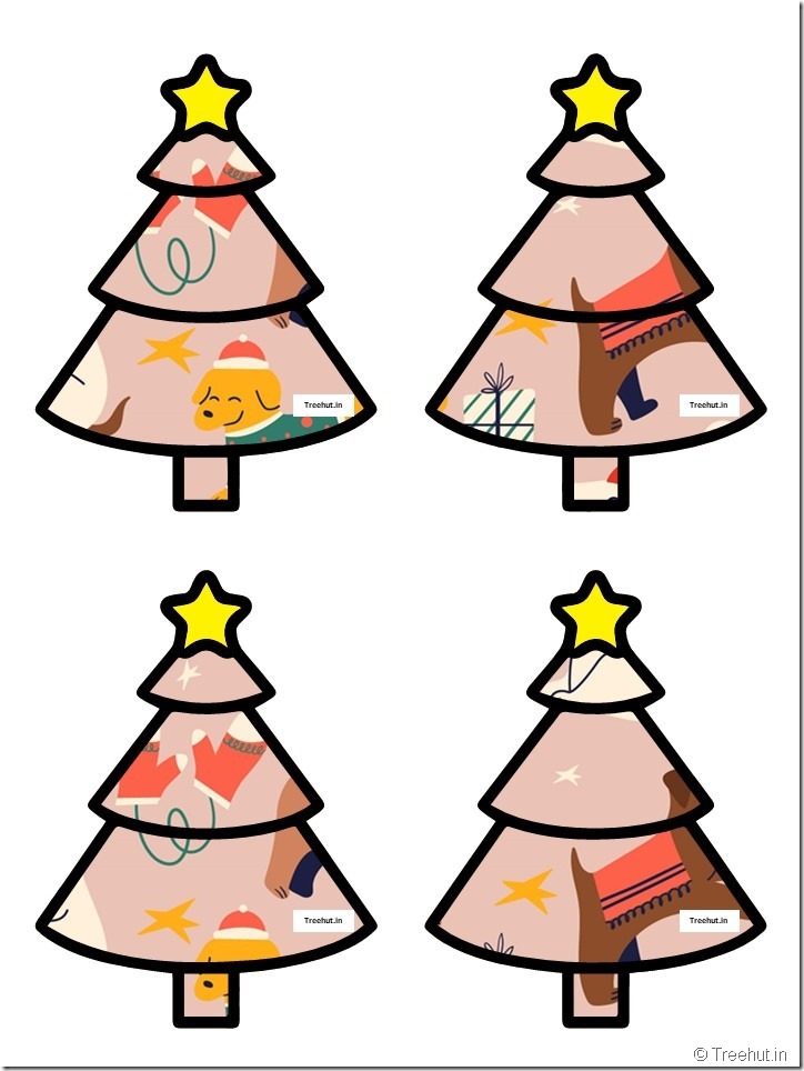 Free Christmas Tree Garland Ideas for Door Decoration (41)