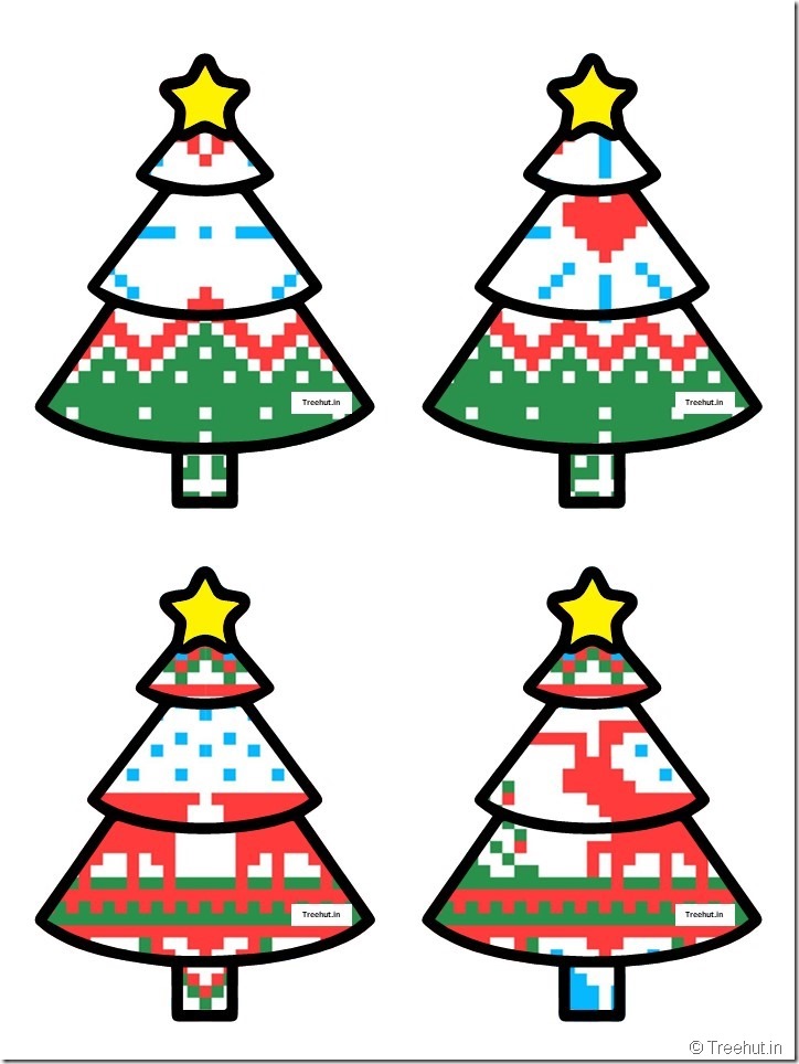 Free Christmas Tree Garland Ideas for Door Decoration (8)
