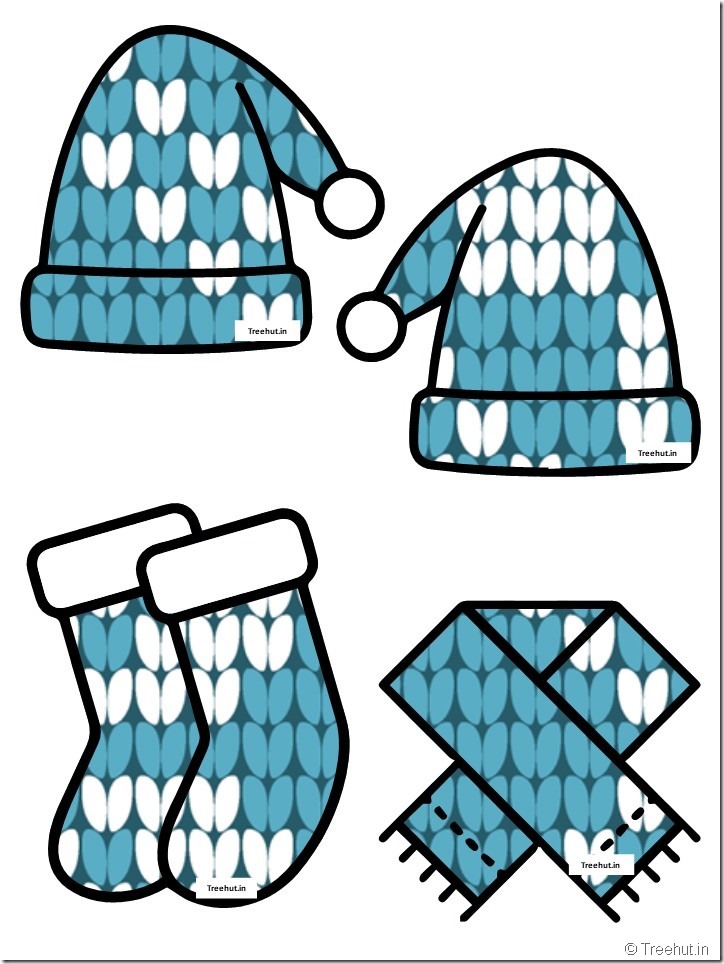 christmas  cap santa stocking accents free kindergarten  winter bulletin board (38)