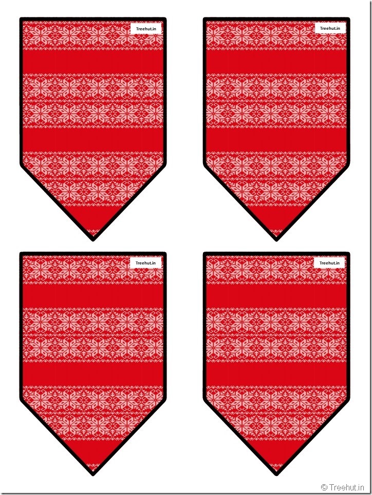 christmas winter classroom free decoration pennant bunting (26)