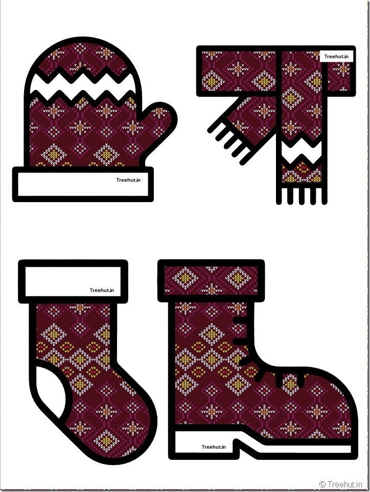 free christmas winter clothes bulletin board accents (56)