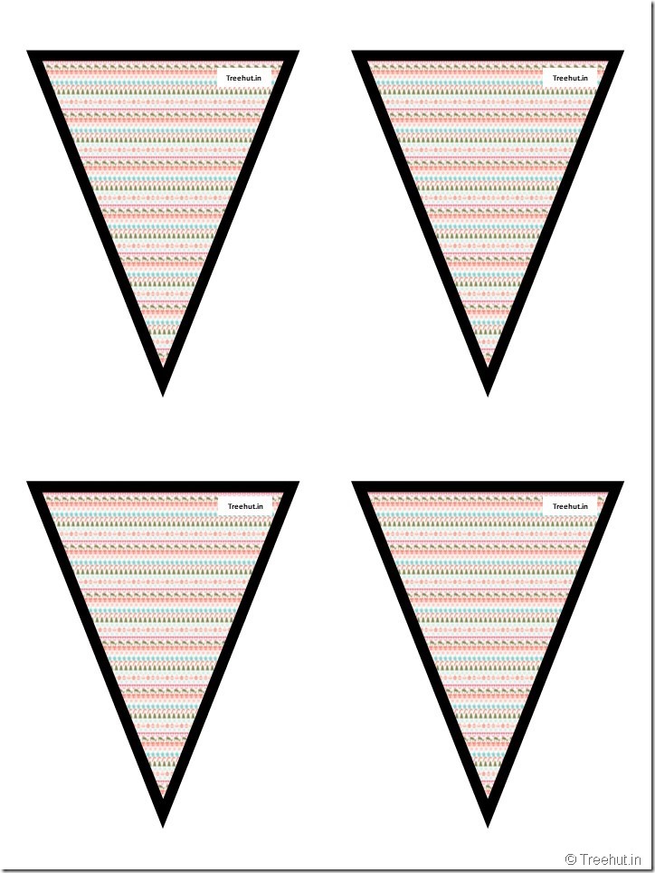 51 Free Christmas Bunting Pennant, Classroom Decoration (25)