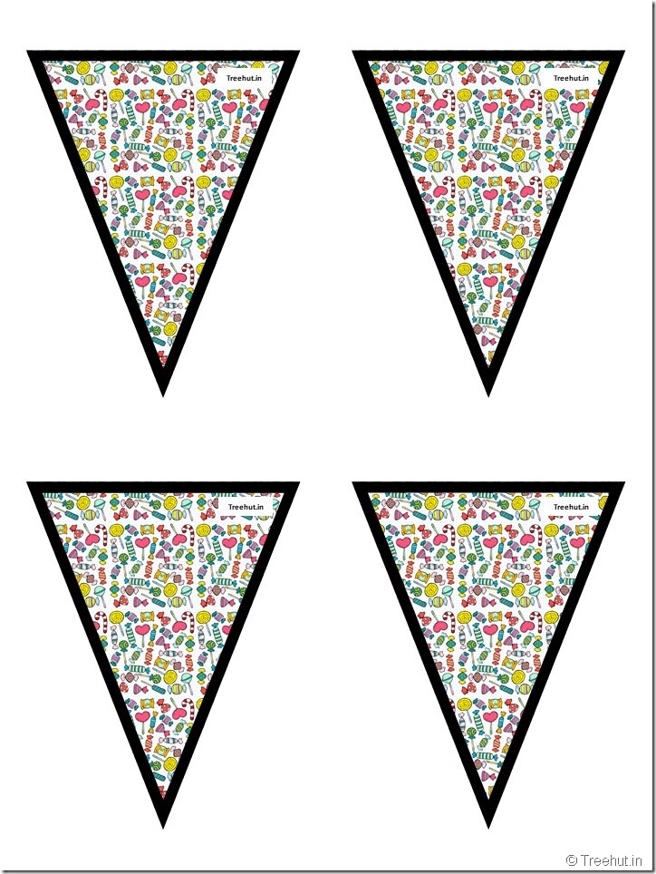 51 Free Christmas Bunting Pennant, Classroom Decoration (41)