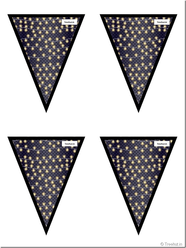 51 Free Christmas Bunting Pennant, Classroom Decoration (48)