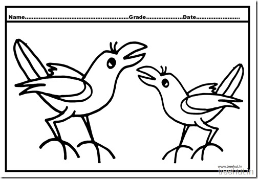 Crow Coloring Pages (3)