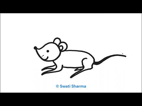 Back to School SEL Lesson Plan: Learn to Draw a Mouse in Just 2 Minutes!' Art Tutorial for Classroom Teaching in Elementary School