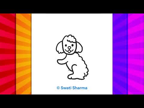 Learn to Draw a Puppy Dog - Elementary School Drawing Lesson | Celebrating National Pet Month