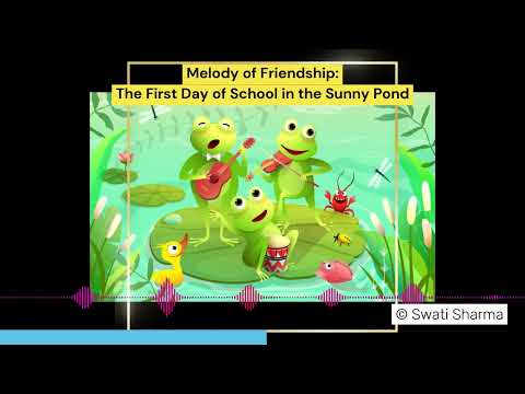 Melody of Friendship: The First Day of School in the Sunny Pond #stories story#14 #bedtimestories