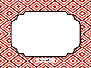 Abstract Pattern Free Printable Labels, 3x4 inch Name Tag 