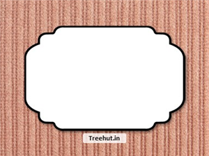 Fabric Texture Free Printable Labels, 3x4 inch Name Tag 