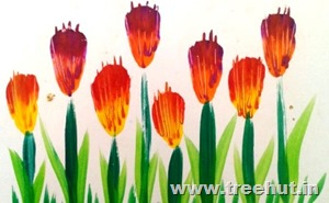 Easy Painted Flowers Art Ideas for Kids