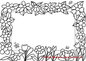Free Frames Coloring Pages