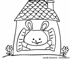 Bunny Rabbit Coloring Pages 