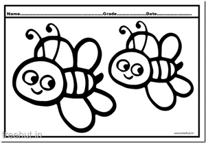 Bee Coloring Pages for kids