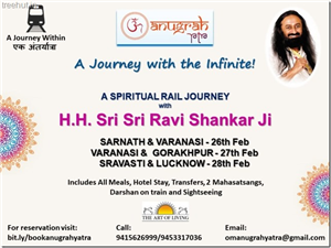 Om Anugrah Yatra 2018,Travel with Gurudev Sri Sri Ravi Shankar ji
