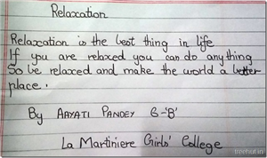 Inspiring Poems by students of Grade Six, La Martiniere Girls’ College, Lucknow