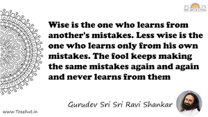 Wise is the one who learns from another